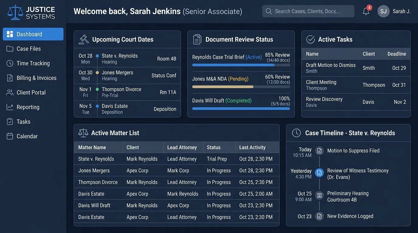 Legal Practice Management Software: Features, Costs and Implementation