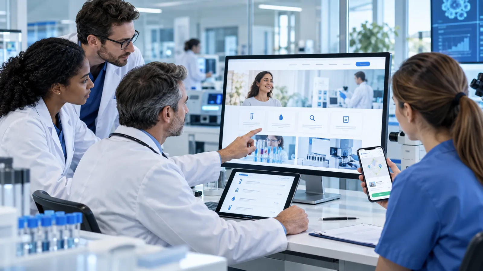 Clinical Diagnostics Website Design: Patients, Clinicians and Partners