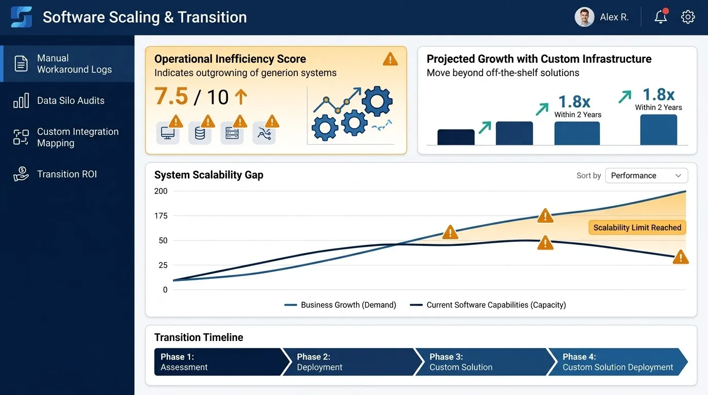 Signs Your Business Has Outgrown Off-the-Shelf Software