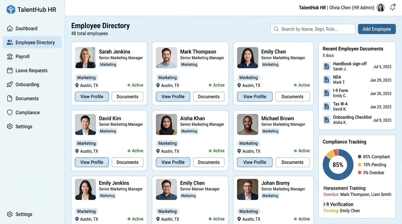 HR Software for Small Business: Solving Scattered Employee Records