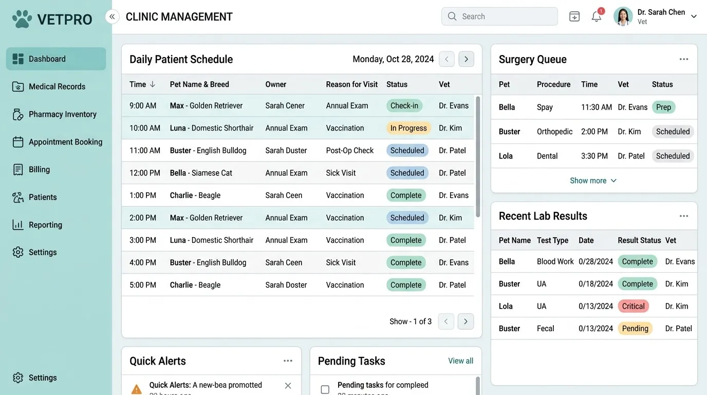 Veterinary Practice Management Systems: Fixing Clinic Chaos with Custom Software